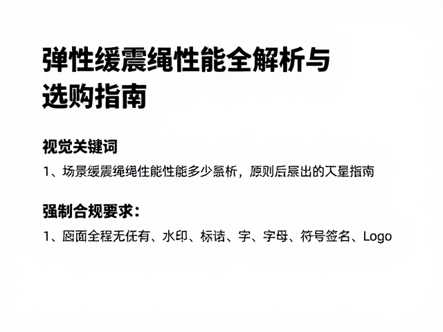干绳冲坠系数多少？弹性缓震绳性能全解析与选购指南