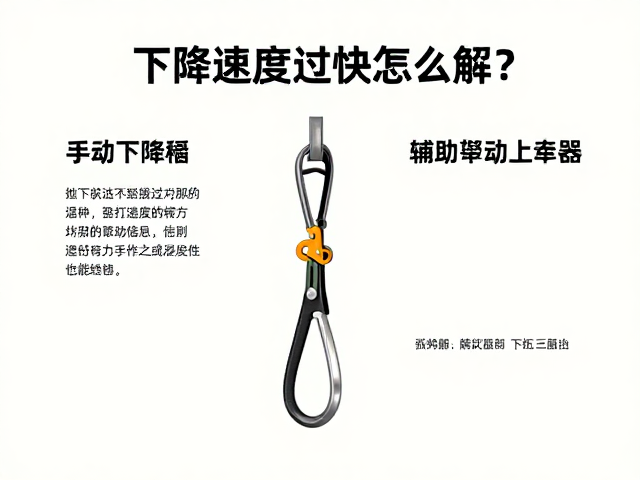 下降速度过快怎么解?手动下降器与辅助制动下降器安全指南