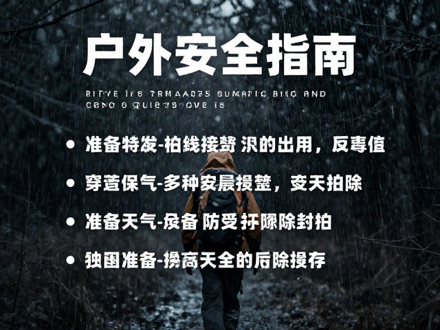 户外安全指南,天气变化评估下的装备穿戴与保护解除规范