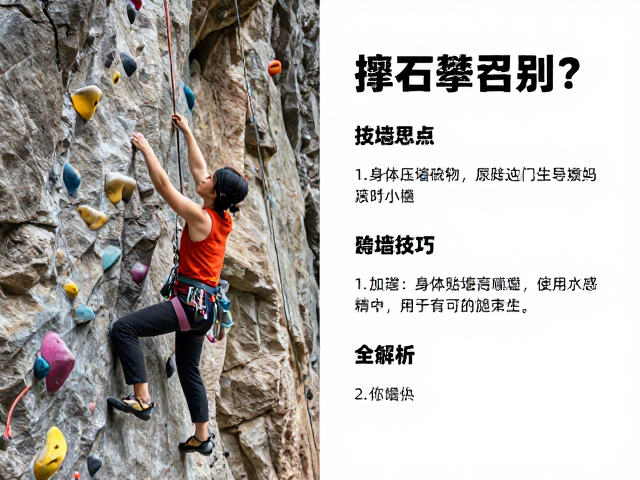抱石与难度攀岩区别?小白攻略,身体贴墙技巧全解析