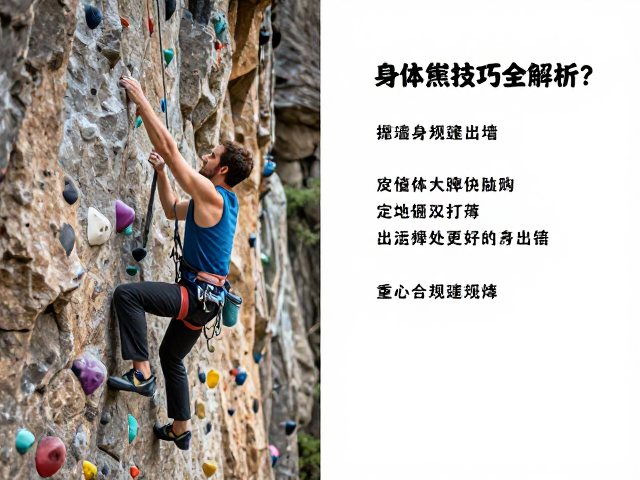抱石与难度攀岩区别?小白攻略,身体贴墙技巧全解析