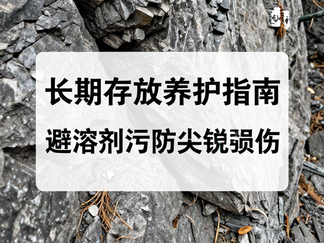 长期存放养护指南,避溶剂油污防尖锐岩面损伤