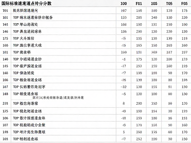 国际标准速度道普及,赛事迭代中TOP与ZONE点计分解析