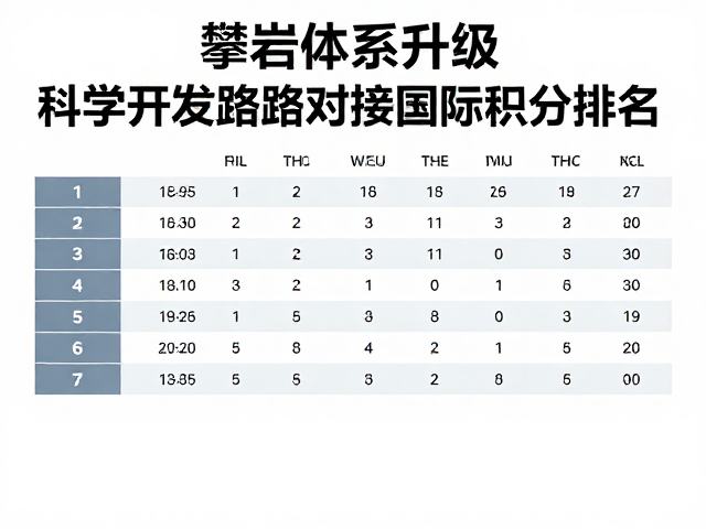 攀岩体系升级,科学开发线路对接国际积分排名
