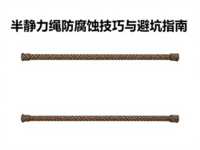 手持上升器怎么选？半静力绳防腐蚀技巧与避坑指南