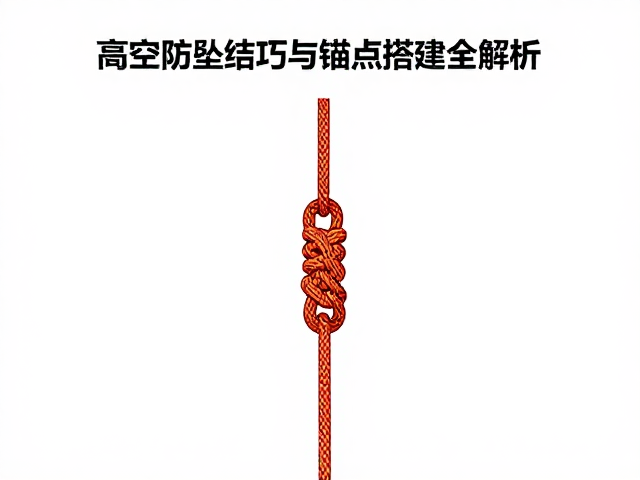 攀岩初学者必看,高空防坠结绳技巧与锚点搭建全解析