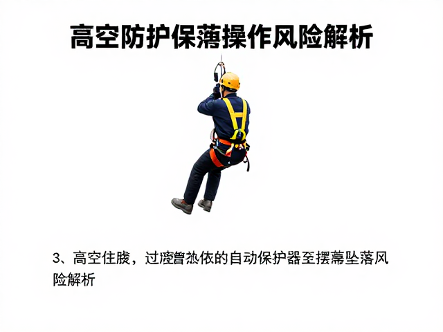高空防护警惕，过度依赖自动保护器致摆荡坠落风险解析