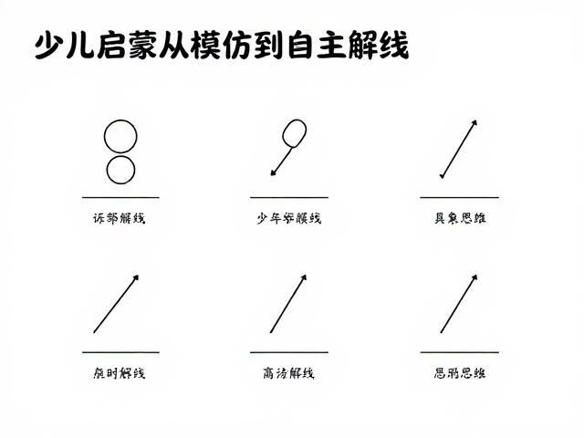 少儿启蒙从模仿到自主解线,打造青少年竞技预备课