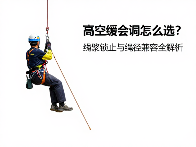 高空缓降器怎么选?绳索锁止与绳径兼容全解析,安全自救指南
