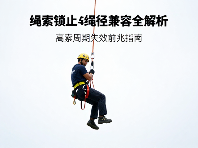 高空缓降器怎么选?绳索锁止与绳径兼容全解析,安全自救指南