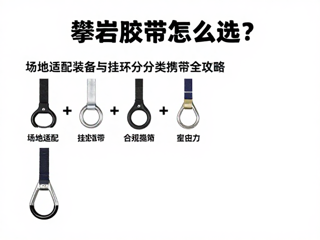 攀岩胶带怎么选?场地适配装备与挂环分类携带全攻略