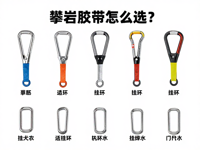 攀岩胶带怎么选?场地适配装备与挂环分类携带全攻略