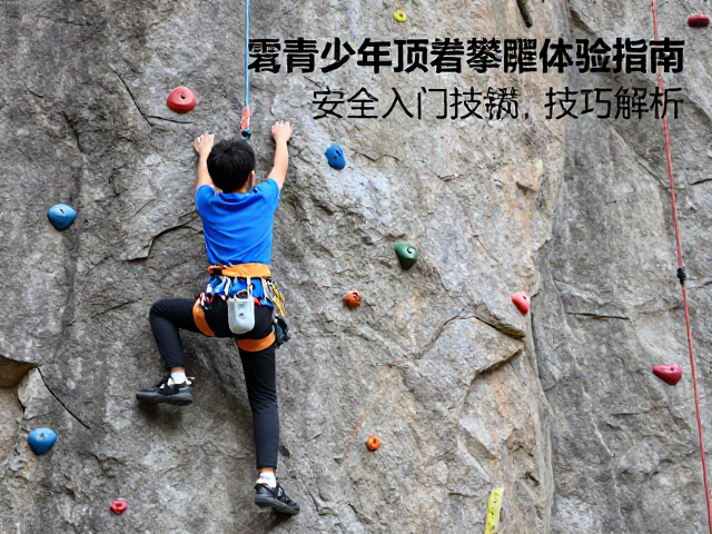 零基础青少年顶绳攀爬体验指南,安全入门与技巧解析