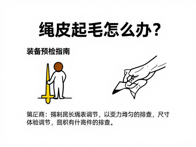 绳皮起毛怎么办？装备预检指南，尺寸调节与磨损排查