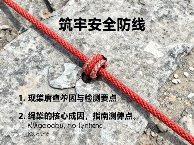 落石防范与动态保护，绳索磨损检查指南，筑牢安全防线
