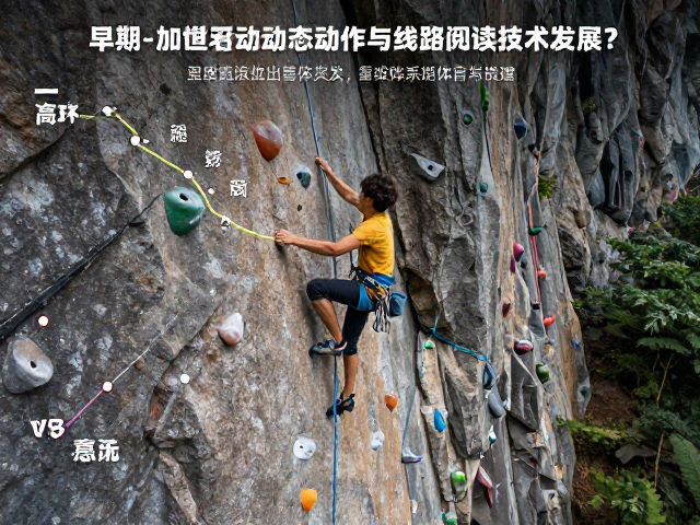 早期攀爬如何推动动态动作与线路阅读技术发展？解析岩壁路线进化
