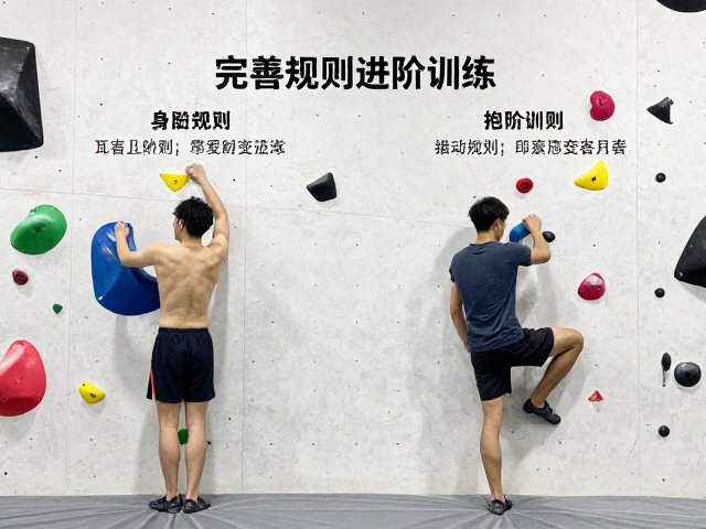 室内抱石馆技术动作分解训练,完善规则下的进阶指南