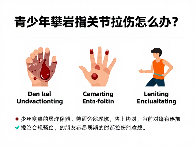 青少年攀岩指关节拉伤怎么办？专业赛事康复指南