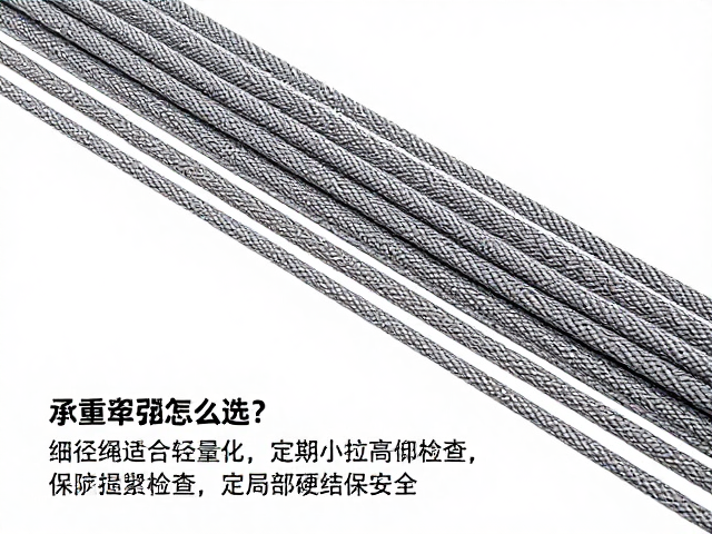 承重牵引绳怎么选?细径绳适合轻量化,定期检查局部硬结保安全