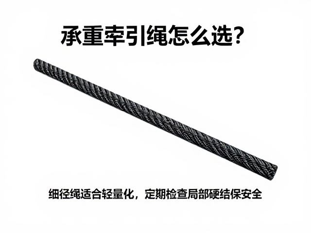 承重牵引绳怎么选?细径绳适合轻量化,定期检查局部硬结保安全