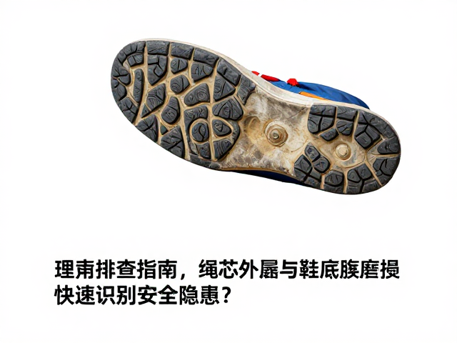 绳索排查指南，绳芯外露与鞋底磨损如何快速识别安全隐患？