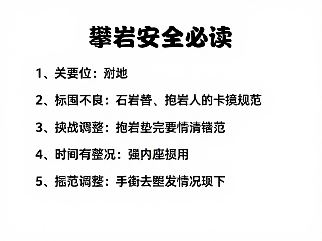 攀岩安全必读,抱石垫完整铺设操作规范