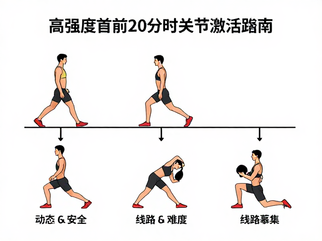 高强度训练前20分钟关节激活指南，逐级增加线路难度保安全