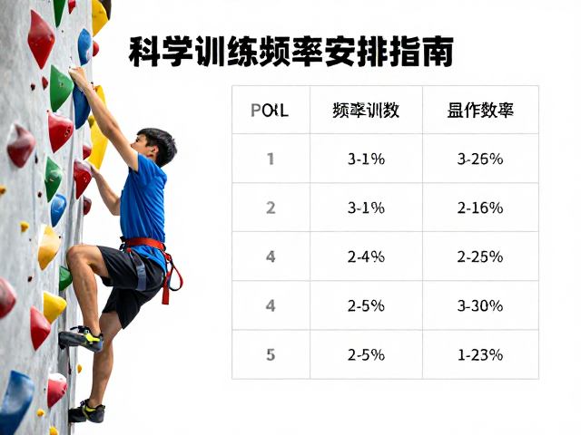 学生竞技攀抱石等级挑战,科学训练频率安排指南