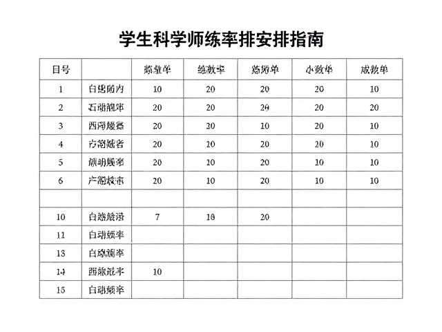 学生竞技攀抱石等级挑战,科学训练频率安排指南