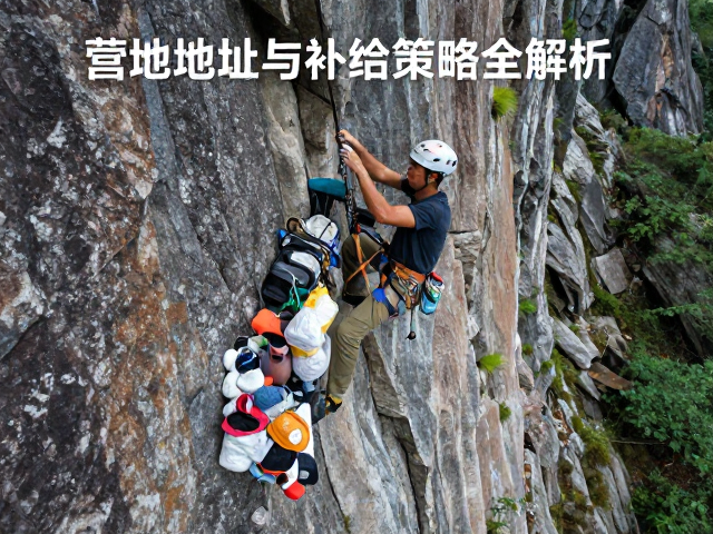 自然岩壁攀先锋攻略，营地选址与补给策略全解析