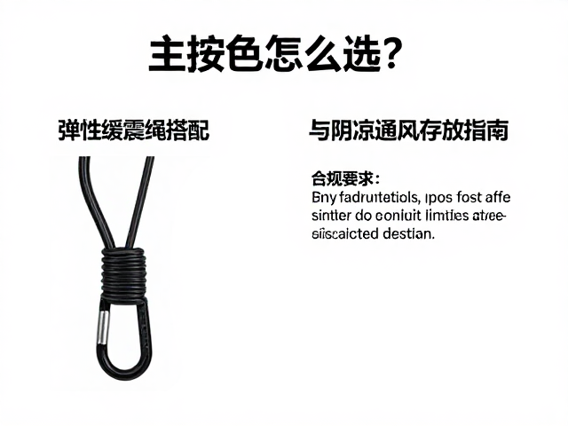 主锁怎么选？弹性缓震绳搭配与阴凉通风存放指南