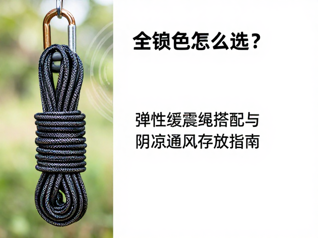 主锁怎么选？弹性缓震绳搭配与阴凉通风存放指南