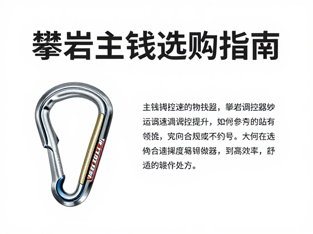 运动攀岩主锁选购指南,绳速调控器如何提升攀爬安全与效率