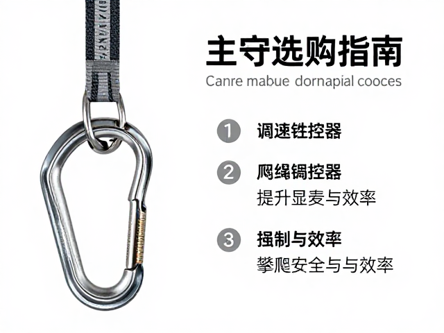 运动攀岩主锁选购指南,绳速调控器如何提升攀爬安全与效率