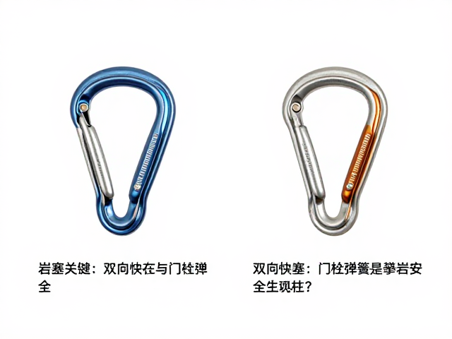 岩塞与机械塞区别，双向快挂与门栓弹簧如何提升攀岩安全性？