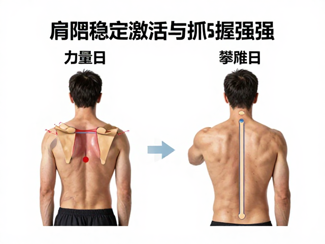 肩胛稳定激活与抓握强化，力量日与攀爬日分离训练指南