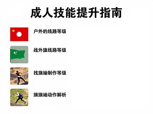 成人技能提升指南,户外线路等级与旗帜动作解析