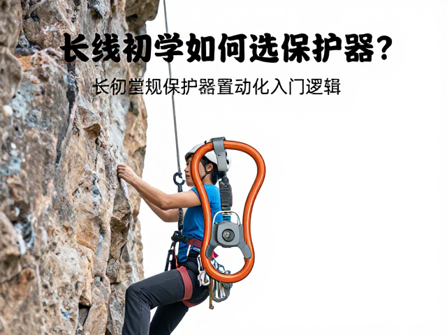 攀岩零基础必看，长线初学如何选保护器？安全入门指南
