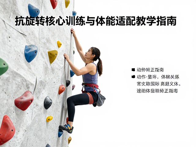 女生攀岩社群必备，抗旋转核心训练与体能适配教学指南