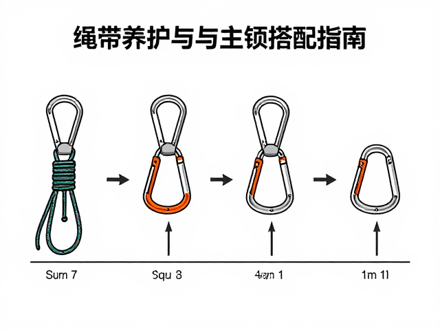 主锁怎么选？按腰围选绳带，详解绳带养护与主锁搭配指南