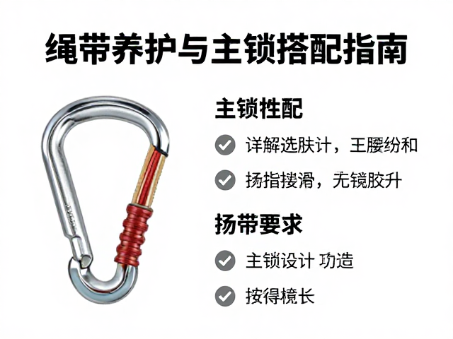 主锁怎么选？按腰围选绳带，详解绳带养护与主锁搭配指南
