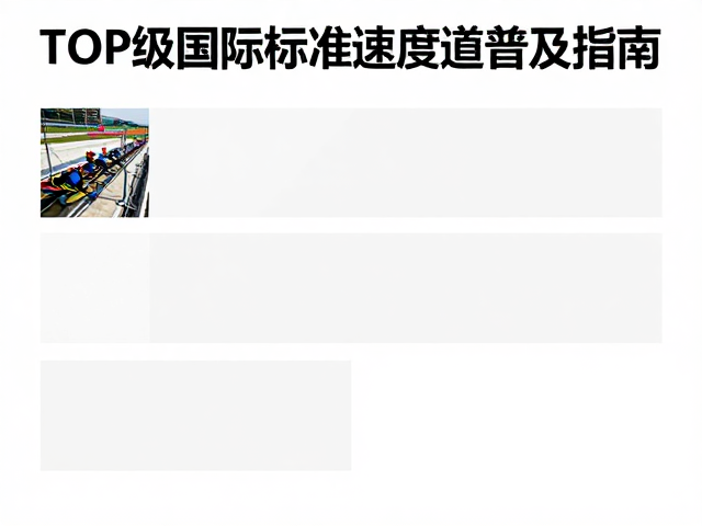 国际赛事引进,TOP级国际标准速度道普及指南