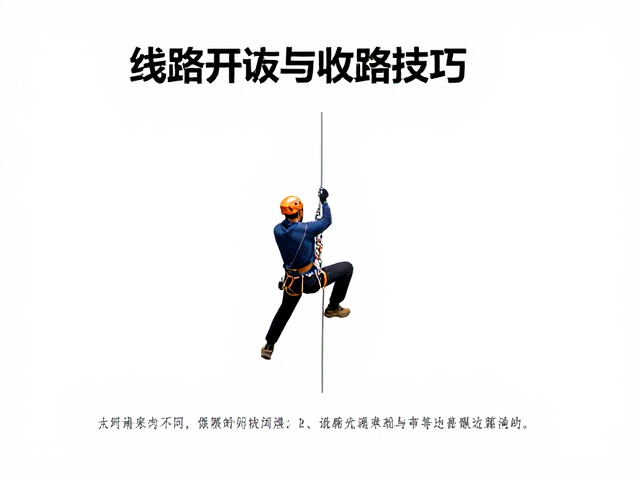 线路开拓与收绳技巧,规定时间内高效完成路线指南