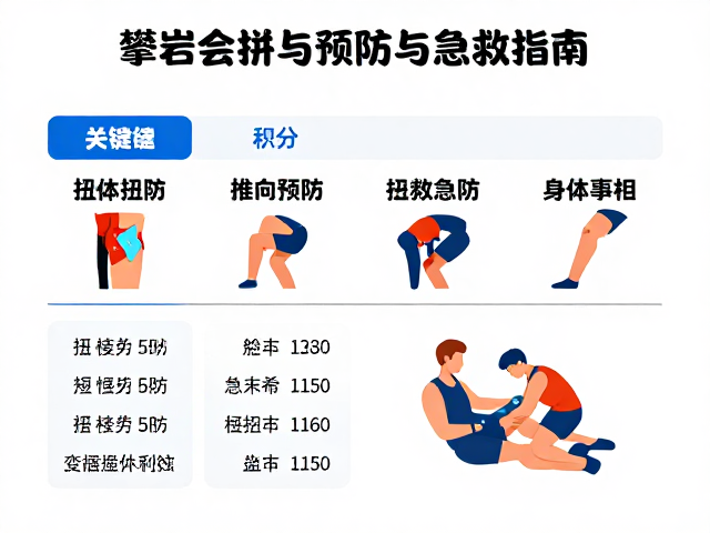 亚运会攀岩积分比拼，膝踝扭伤预防与急救指南