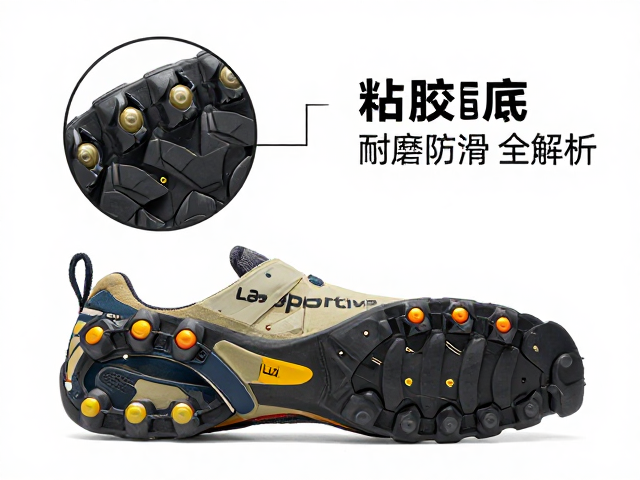 La Sportiva粘胶鞋底搭配分区橡胶鞋底，耐磨防滑全解析
