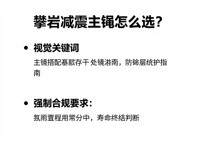 攀岩减震主绳怎么选？主锁搭配与干处理涂层防护指南