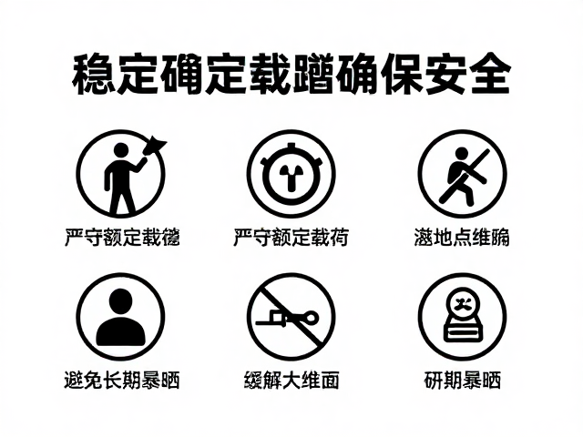 稳定绳缆使用指南,严守额定载荷,避免长期暴晒确保安全
