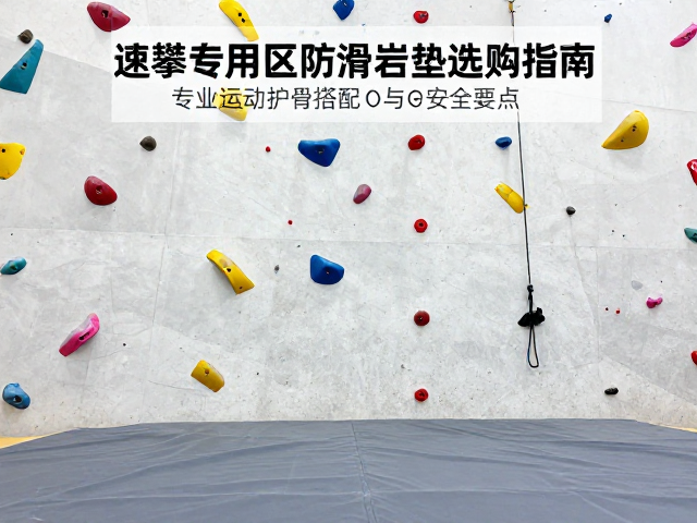 速攀专用区防滑攀岩垫选购指南，专业运动护具搭配与安全要点