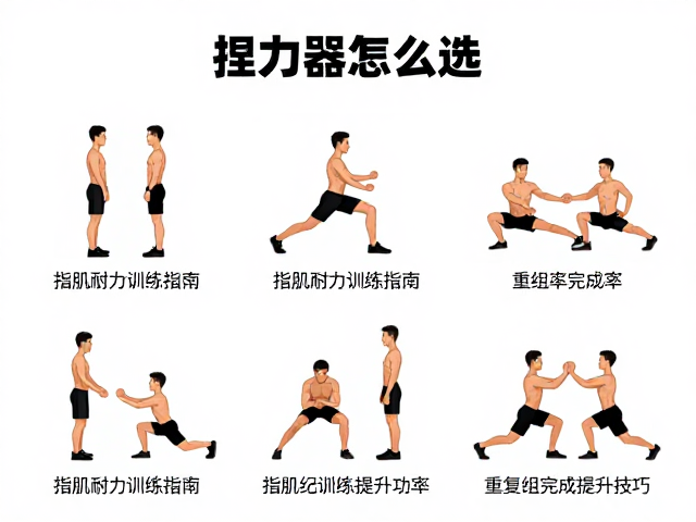 捏力器怎么选?指肌耐力训练指南,重复组完成率提升技巧