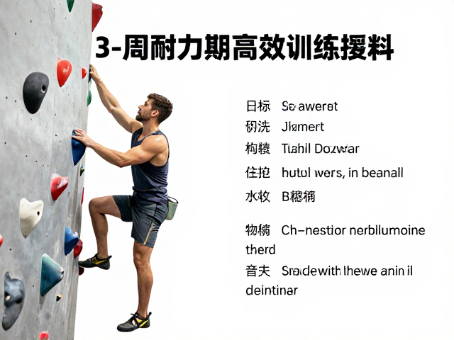 抱石爱好者必看,上肢续航提升指南,3-4周耐力期高效训练法